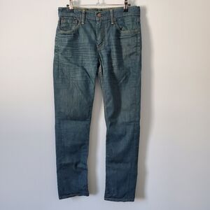 Levi's 511 Men's 30X30 Slim Fit Straight Leg Blue Jeans Dirty Wash EUC *see note